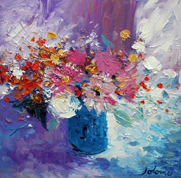 Flowers in he Morninglight 16x16 Flowers in he Morninglight 16x16